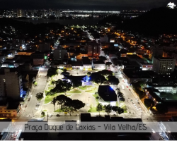 Nova iluminação na Praça Duque de Caxias - Vila Velha/ES - PROJETO RT ENERGIA